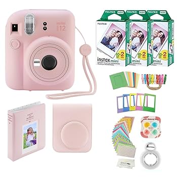FUJIFILM instax mini 12 ピンク Amazon.com : Fujifilm Instax Mini 12 Instant Camera + 60